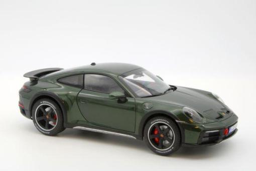 NOREV 1:18 Porsche 992 Dakar 2023 - Oakgreen metallic 