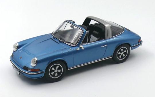 NOREV 1:18 Porsche 911 S 2.4 Targa (1973) - blue met. 