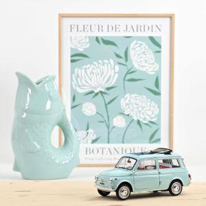 NOREV 1:18 Fiat 500 Giardiniera 1964 - acquamarina blue 