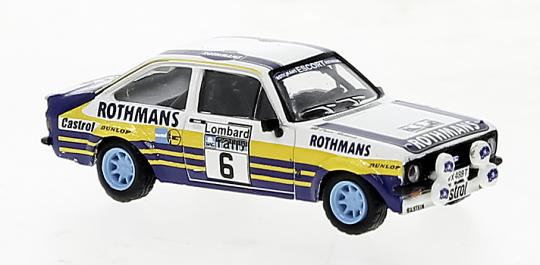 Brekina PKW Ford Escort RS 1800 6 von Ari Vatanen, RAC-Rally 