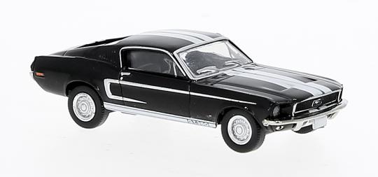 Brekina PKW Ford Mustang Shelby GT 350, schwarz/weiß 