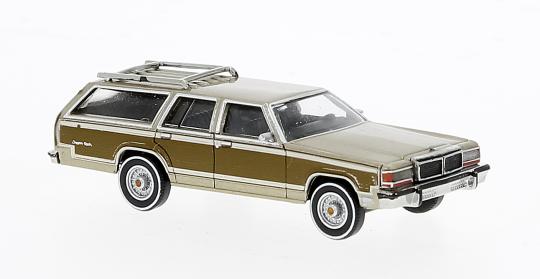 Brekina LKW Ford LTD Country Squire Woody SZM gold 