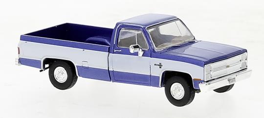 Brekina PKW Chevrolet C10, blau/weiß 19652 