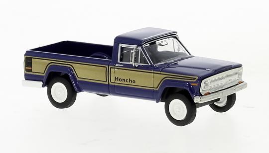 Brekina PKW Jeep Gladiator Honcho, blau/gold 