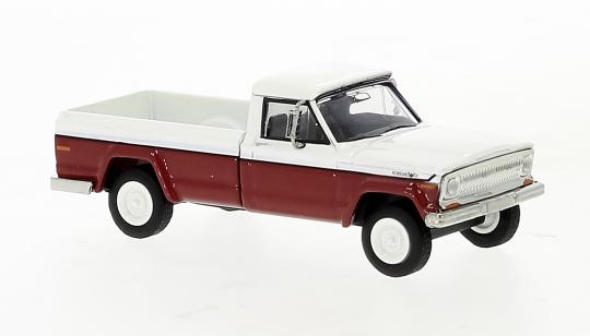 Brekina PKW Jeep Gladiator  rot/weiß 