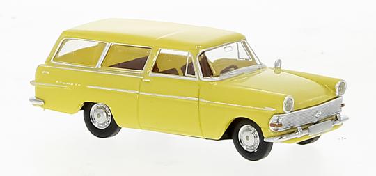 Brekina PKW Opel P2 Caravan gelb, 1960,  20136 