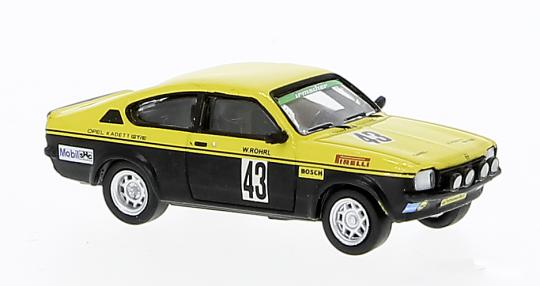 Brekina PKW Opel Kadett C GT/E Walter Röhrl aus der DRM 1976 