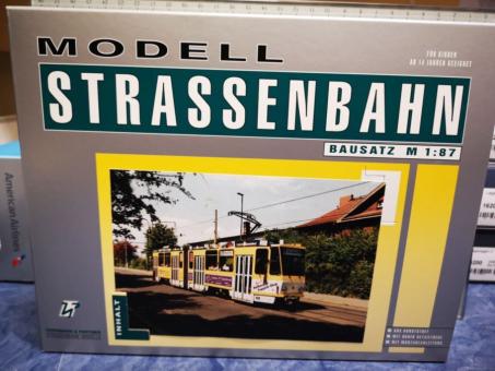 H & P 1:87 STRASSENBAHN TATRA KT4D Görlitz weiß/gelb 