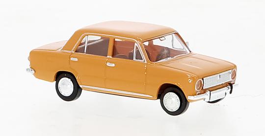 Brekina PKW Fiat 124 orange 