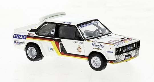 Brekina PKW Fiat 131 Abarth Minolta von Walter Röhrl, Hunsrück-Rallye 1979 22662 