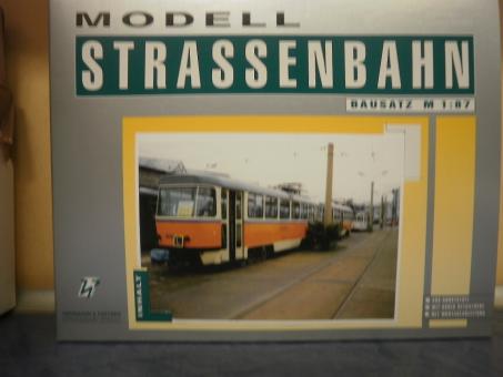 H & P 1:87 STRASSENBAHN TATRA T4 Fahrschule Leipzig 