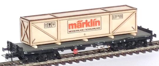 Loewe Ladegut Überseekiste MÄRKLIN, Ep. V-VI / HO, 120 mm 2471 