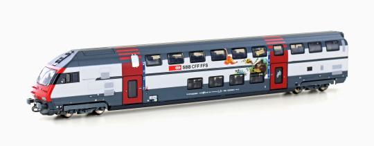 Hobbytrain N IC2000 Dosto-Steuerwagen, 2.Kl SBB, Ep.V-VI 