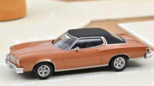 NOREV 1:43 Jet Car Ford Gran Torino 1974 - Chestnut Brown 