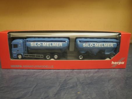 Herpa LKW Scania R Highl. Eutersilo-Hz Silo Melmer 