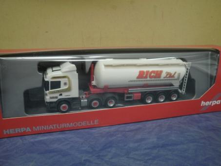 Herpa LKW Scania R Highl/Aerop Kippsilo-SZ RJ Rich & Son 