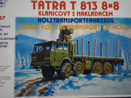 SDV LKW Bausatz Tatra T 813 8x8 Holztransport 