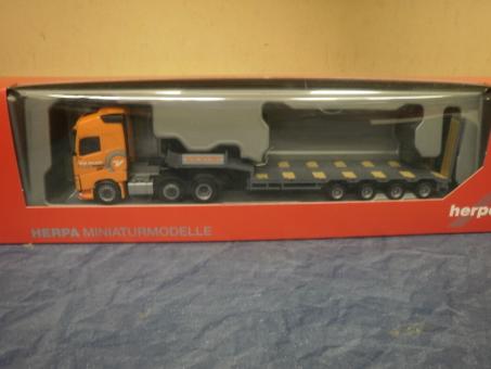 Herpa LKW Volvo FH4 XL Glob Semitieflade-SZ Van der Vlist 