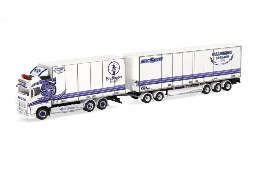 Herpa LKW Volvo FH4 Glob XL Schwedencombi-KHZ Malmberg 