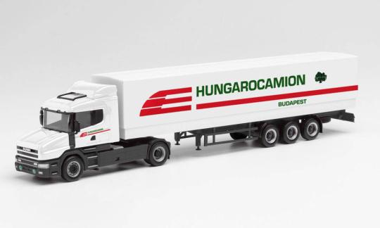 Herpa LKW Scania Hauber Aerop. PrSz Hungarocamion 