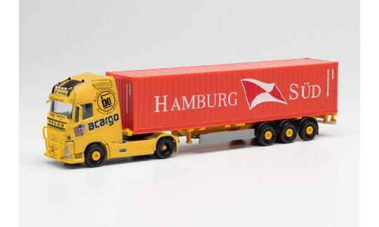 Herpa LKW Volvo FH4 Glob/Aerop. XL Cont-SZ acargo Hamburg-Süd 313803 