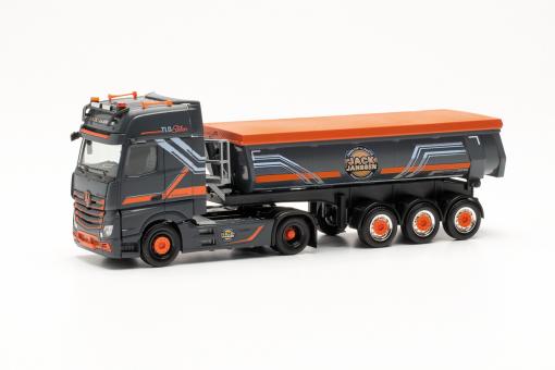 Herpa LKW MB Actros 18 Giga Rundmulden-Sz Jack Janssen 