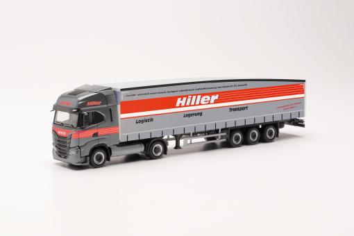 Herpa LKW Iveco S-Way Ga-KSZ Ecoflex Hiller 315548 