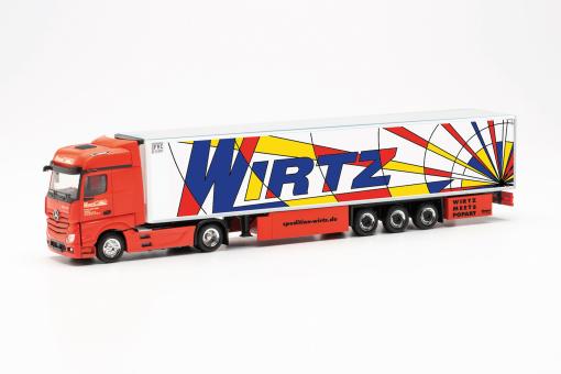 Herpa LKW MB Actros 18 Bigsp. Kühl-KSZ Wirtz Wüst 315593 