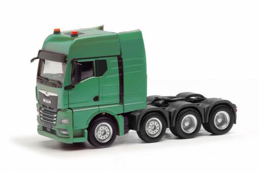 Herpa LKW MAN TG-X GX/Aerop. Schwerlast-SZM verkehrsgrün 