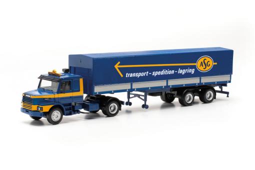 Herpa LKW Scania Hauber PrSz ASG lagring 317061 