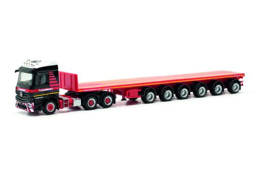 Herpa LKW MB Arocs Streamsp. Ballasttrailer-SZ Mammoet 