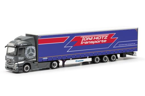 Herpa LKW MB Actros 18 Strsp. Lowlie Ga-KSZ Toni Holz 