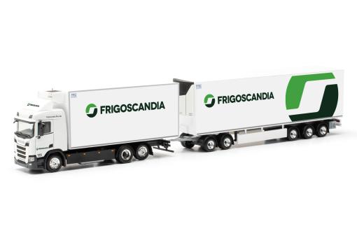 Herpa LKW Scania CR 20 ND Schwedencombi-KHZ Frigoscandia 