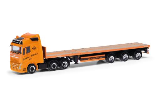 Herpa LKW Volvo FH4 '20 Glob/Aerop.Teletrailer-Sz Hollenhors 