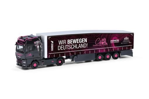 Herpa LKW MAN TG-X GX Aerop. Ga-KSZ Christina Scheib Wir bewegen 318174 