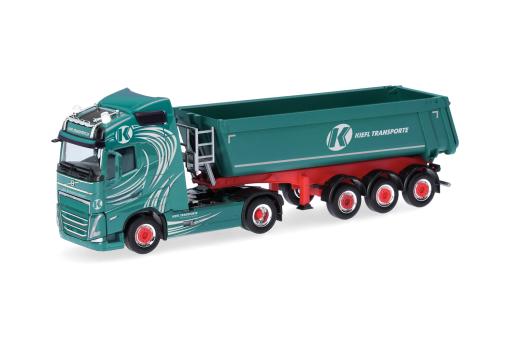 Herpa LKW Volvo FH4 Glob/Aerop. Baukipper-Sz Kiefl 318525 