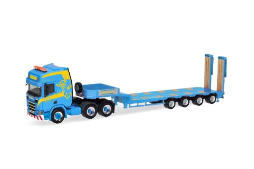 Herpa LKW Scania CR 20 HD Semitieflade-SZ Wittwer 318884 