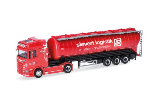 Herpa LKW Scania CS 20 HD ADR Saugsilo-SZ Sievert 