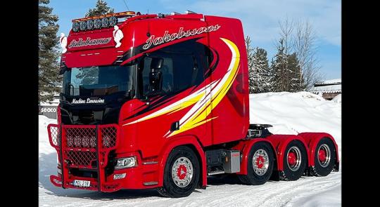 IMC 1:50 LKW Scania CS 20 HD 8x4 Schwerlast-SZM Jakobssons 