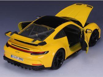 Maisto PKW 1:18 Porsche 911 GT3 (992) 2022 - yellow 