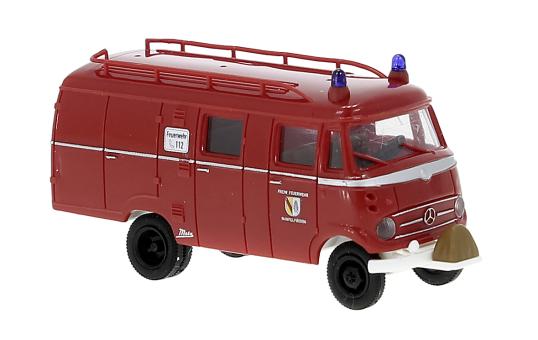 Brekina Mercedes LF319 LF8 der Feuerwehr Gundelfingen 