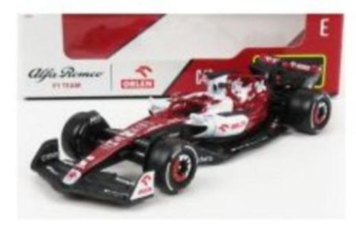 bburago 1:43 ALFA ROMEO F1 C42 - BAHRAIN GP 2022 - GUANYU ZHOU 