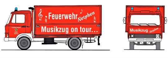 Loewe Magirus Deutz Zeta  90 M 5 - Musikzug der FW Netphen / HO 4045 