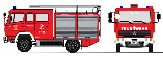 Loewe MERCEDES BENZ 917 (LN2) - LF 8/6 - Fw. Bräunlingen  4062 