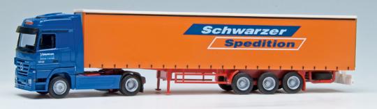 AWM LKW MB Actros MP2 LH/Aerop. Ga-KSZ Schwarzer Spedition 