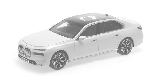 Minichamps BMW I7 - 2023 - MATT BLUE METALLIC 