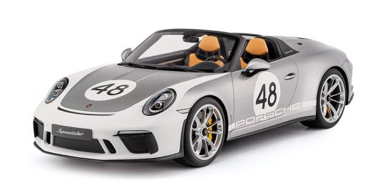 Minichamps 1:43 PORSCHE 911 (991) SPEEDSTER - 2019 - SILVER 