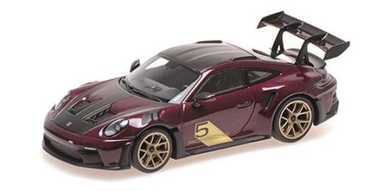 Minichamps PORSCHE 911 (992) GT3RS - 2023 - PURPLE W GOLD WH 