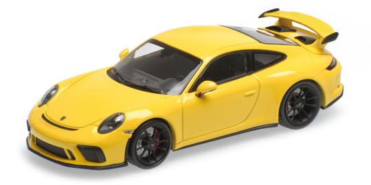 Minichamps PORSCHE 911 GT3 - 2017 - YELLOW - SPORT AUTO 