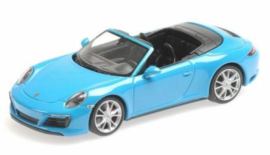 Minichamps 1:43 PORSCHE 911 (991.2) CARRERA 4S CABRIOLET - 2017 - BLUE 